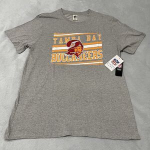 Tampa Bay Buccaneers Shirt Men XL Grey Bucco Bruce Double Sided Vintage Marks